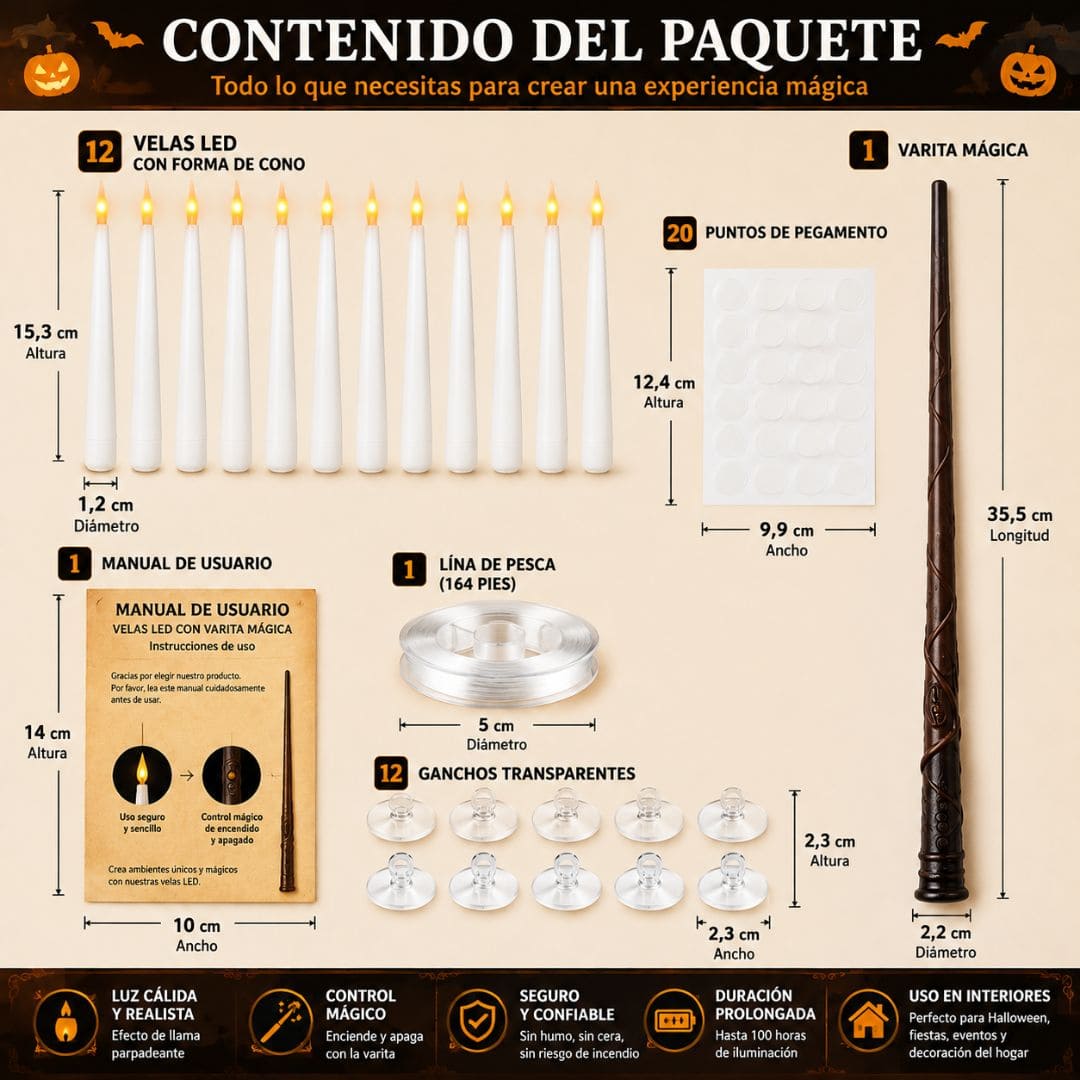 SkyMagic ™ Velas flotantes